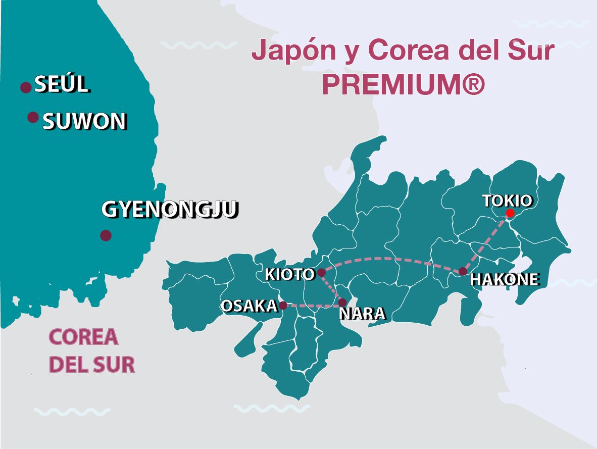 viajes a japon y corea del sur 13 dias